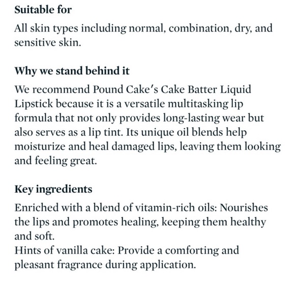 NWT Poundcake Cake Batter Red Velvet liquid lipstick. - Picture 4 of 6